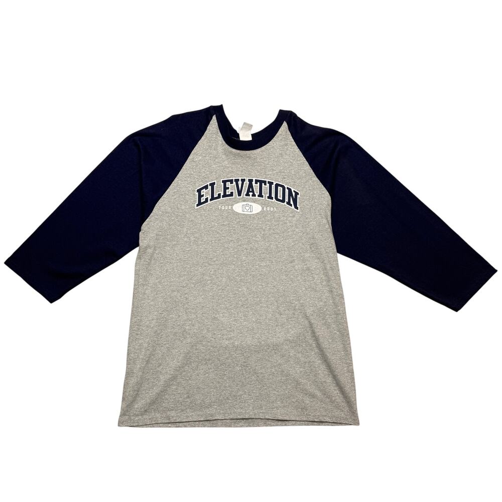 Vintage U2 2001 Elevation Tour Raglan Baseball T Shirt Men's XL Y2K